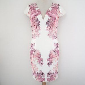 GABRIELA CADENA Abstract floral print dress